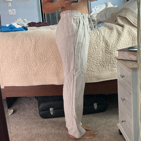 Ellen Tracy linen pants Medium 6-8 - Picture 2 of 6